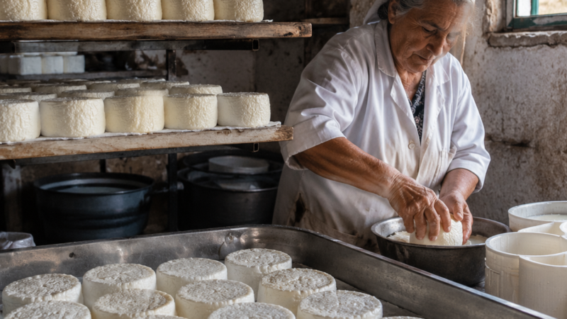 Queijo Fresquinho, como se fazia no Alentejo…