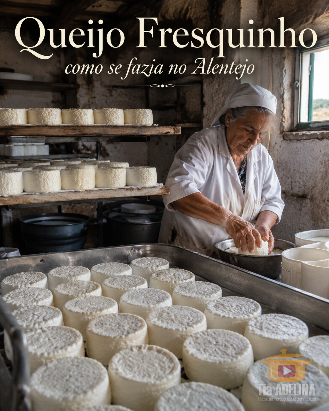 Queijo Fresquinho, como se fazia no Alentejo…