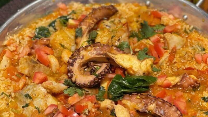 Arroz Malandrinho de Polvo, Bacalhau Fresco e Camarão