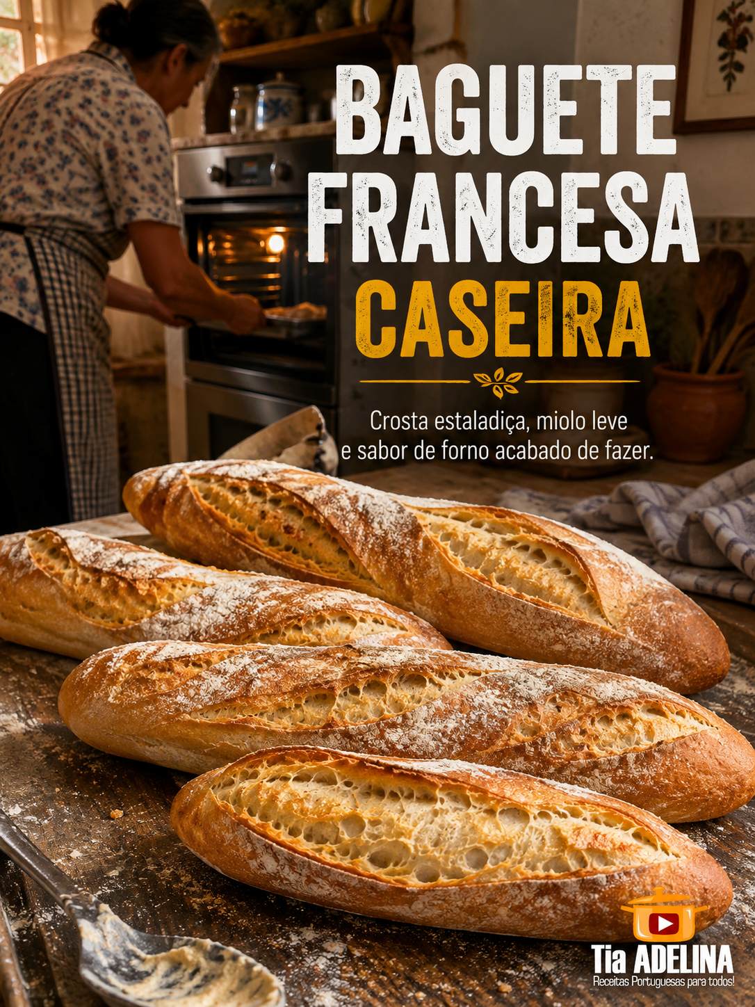 BAGUETE FRANCESA CASEIRA