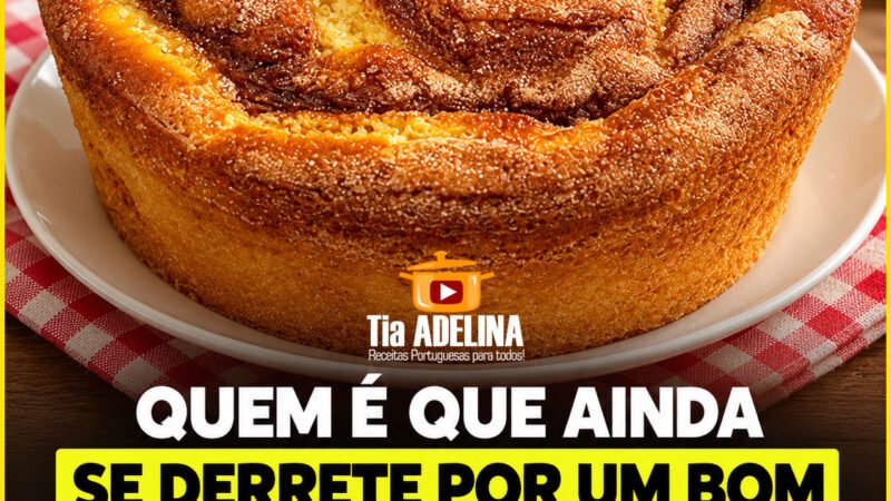 Pão de ló de canela e limão em 5min