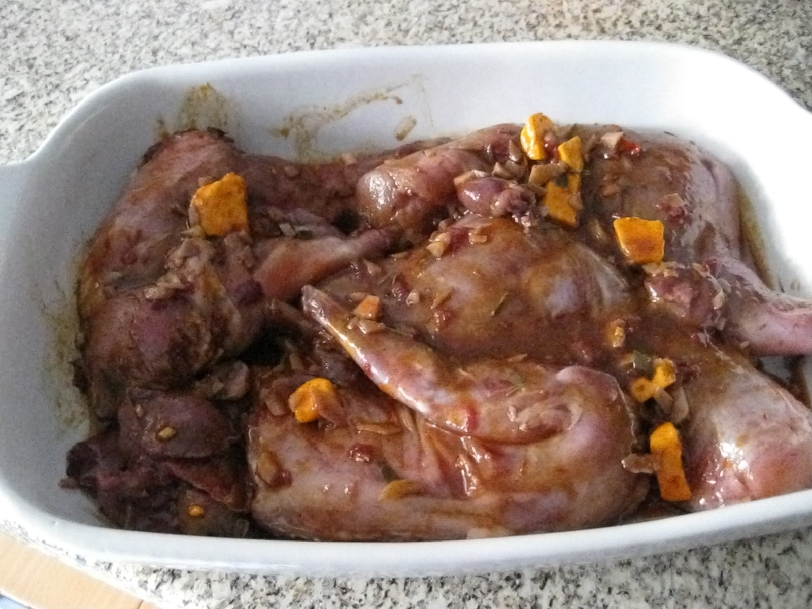 PASTA PARA BARRAR COELHO NO FORNO