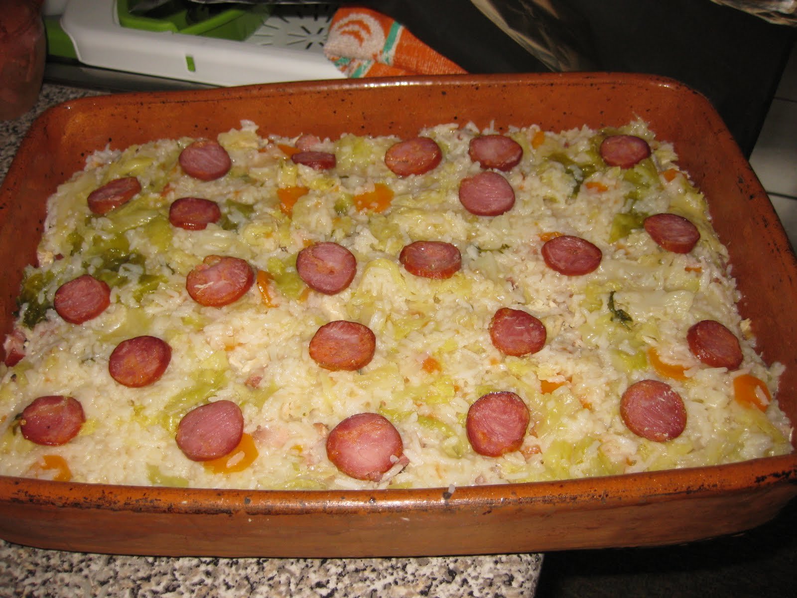 ARROZ DE PATO E COUVE NO FORNO