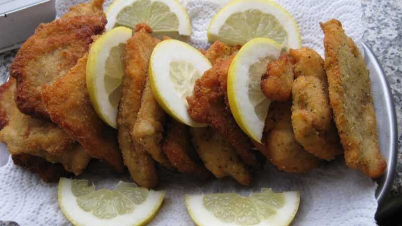 PANADOS DE FRANGO E PERÚ COM PÃO RALADO EM 5MIN