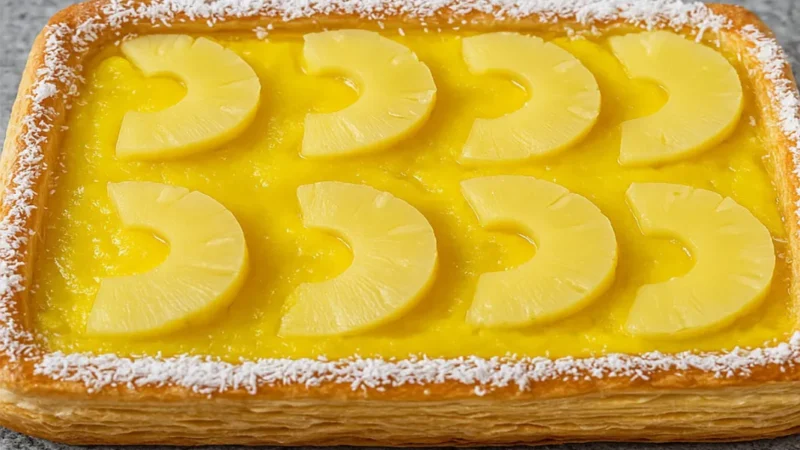 Tarte folhada de Ananás da minha mãe