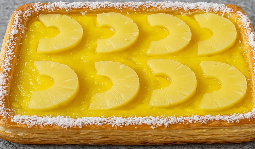 Tarte folhada de Ananás da minha mãe