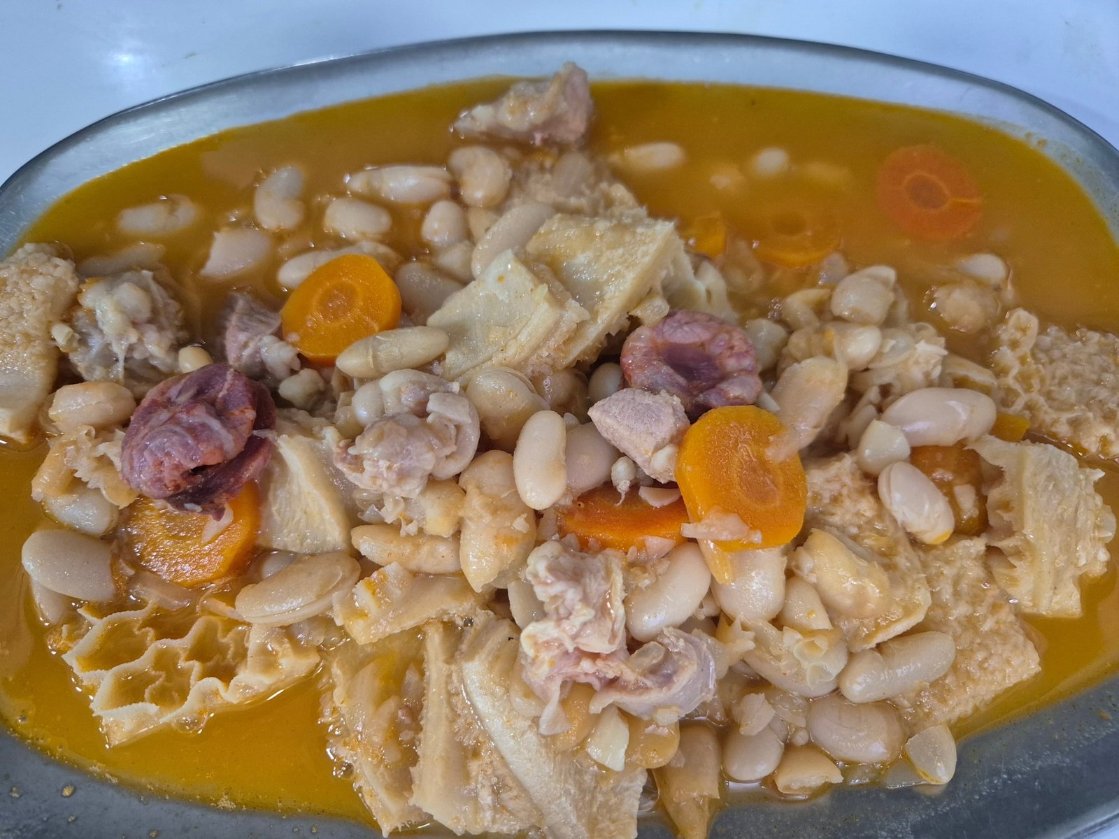 DOBRADA COM FEIJÃO BRANCO