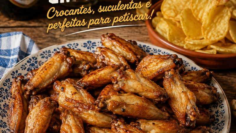 ASINHAS DE FRANGO EM 10 MINUTOS