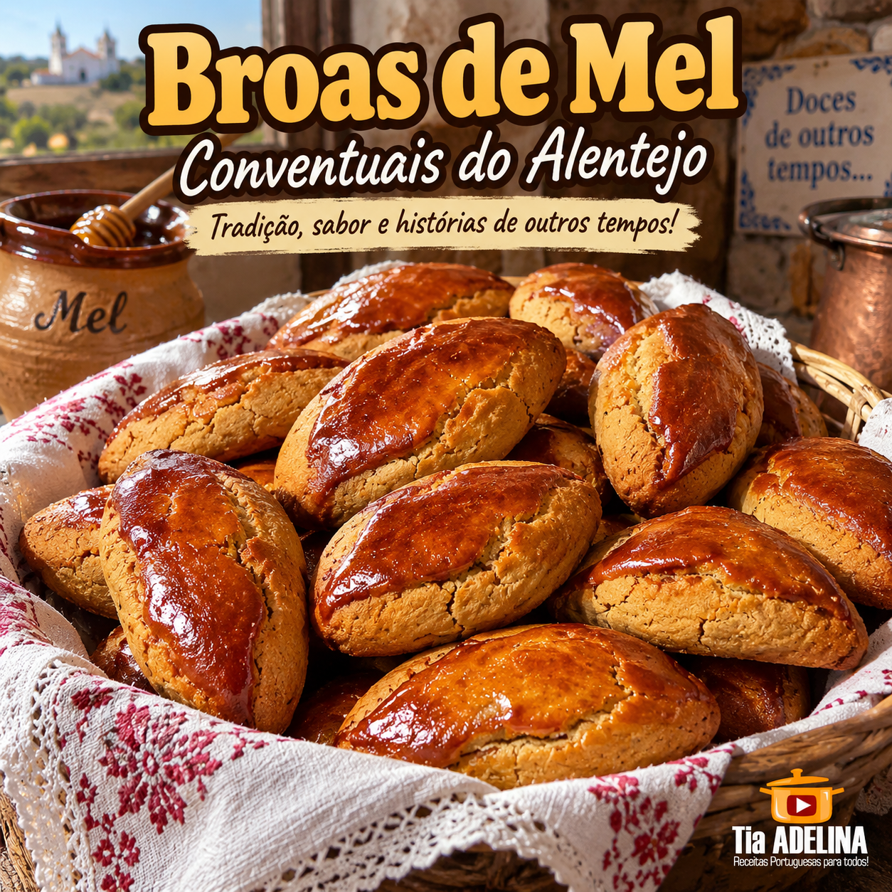 Broas de mel conventuais do Alentejo