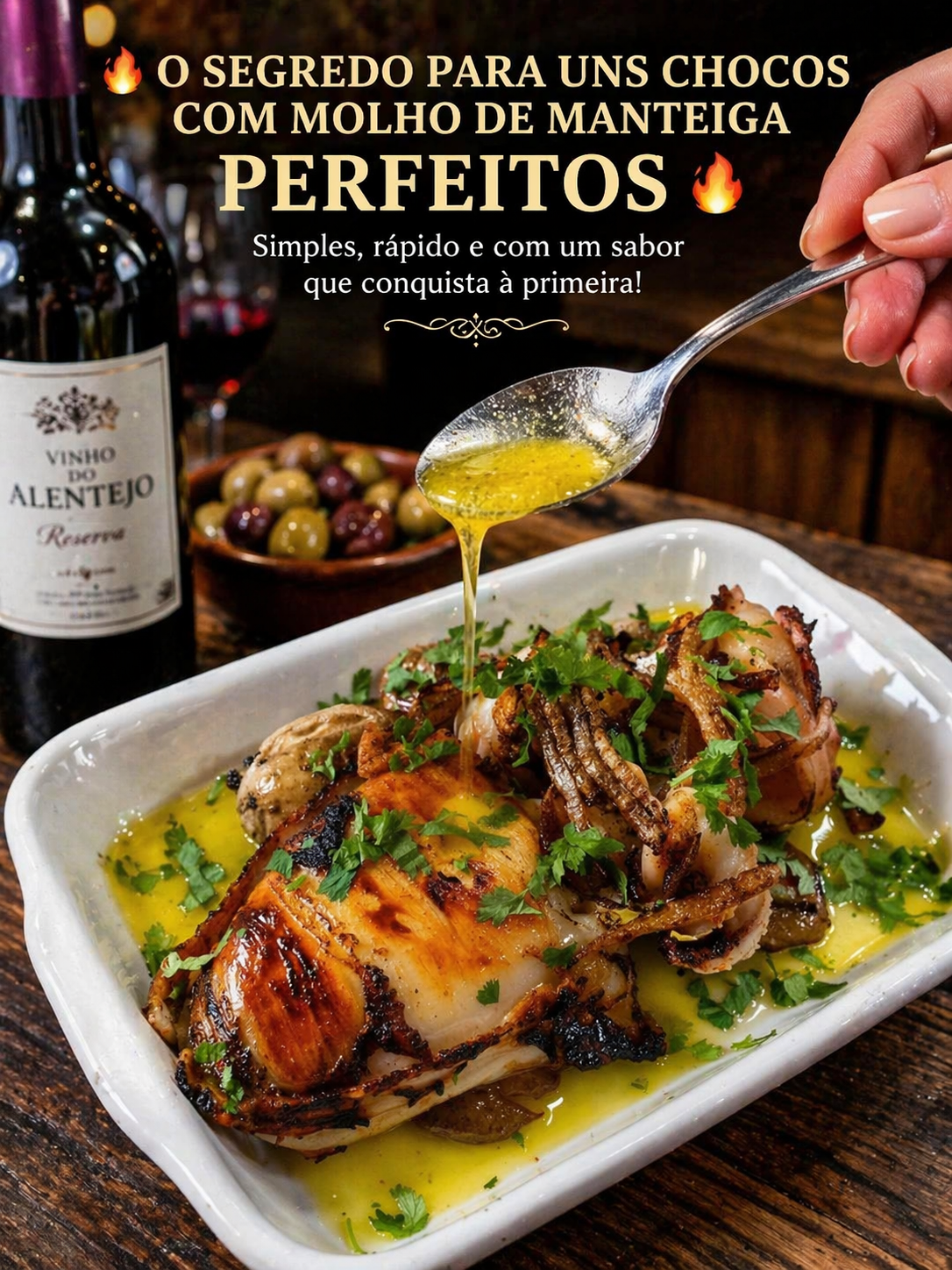 O SEGREDO PARA UNS CHOCOS COM MOLHO DE MANTEIGA PERFEITOS