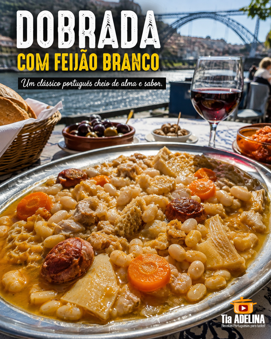 DOBRADA COM FEIJÃO BRANCO