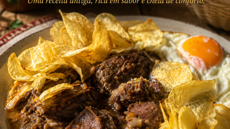 LÍNGUA ESTUFADA – Clássico da cozinha portuguesa