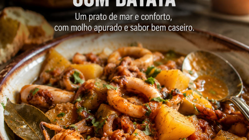 LULAS GUISADAS COM BATATA