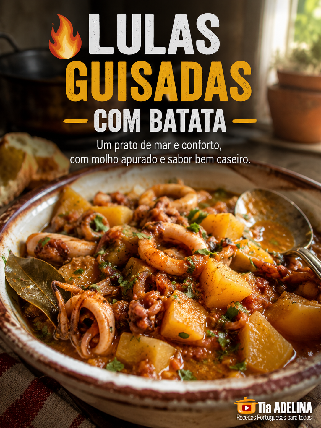 LULAS GUISADAS COM BATATA