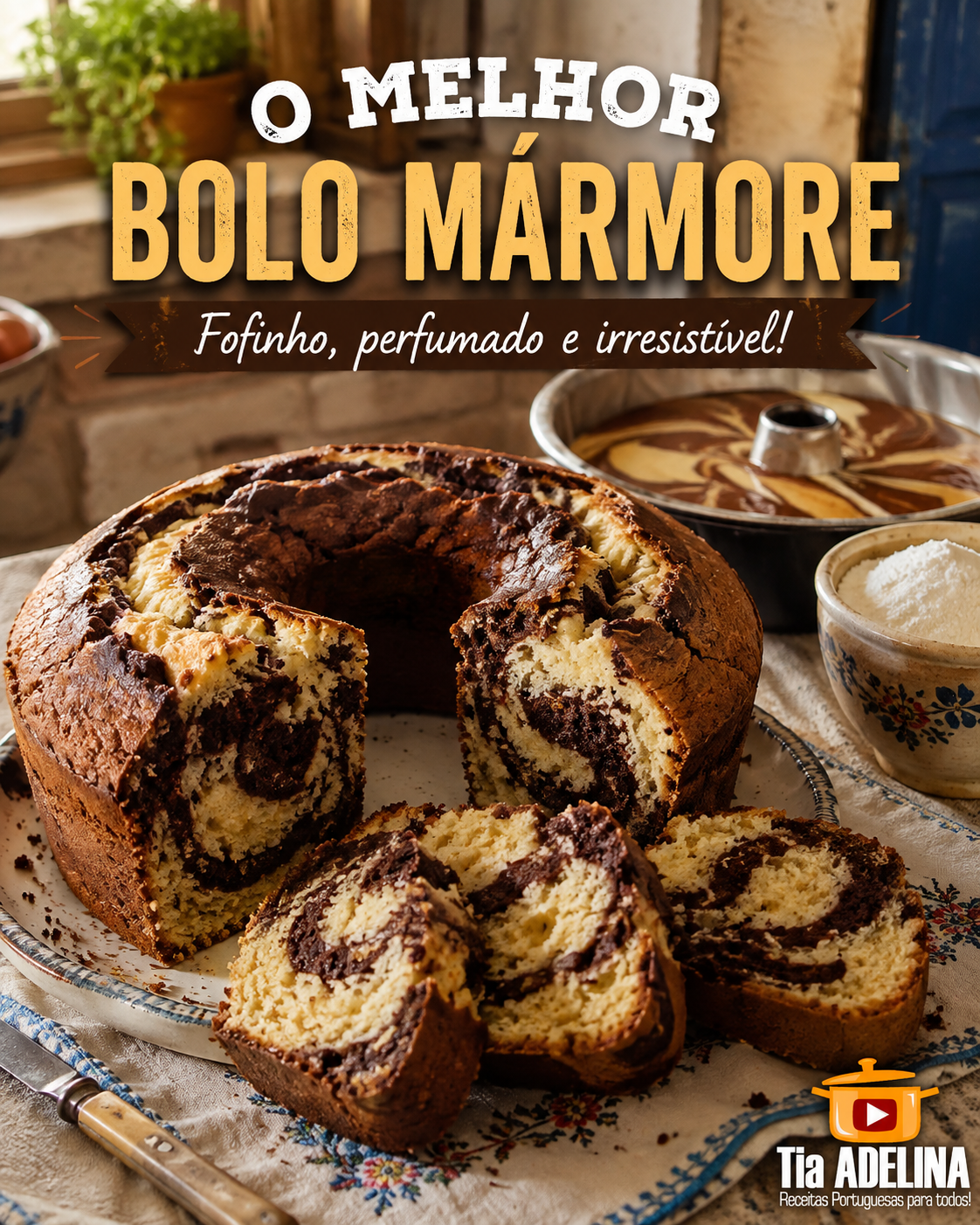 O MELHOR BOLO MÁRMORE DE 2024