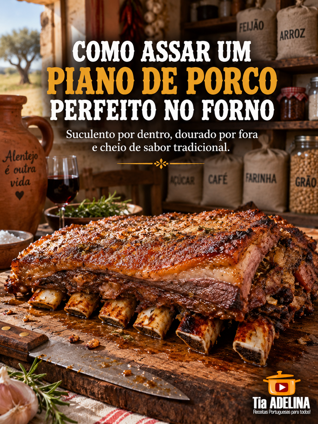 COMO ASSAR UM PIANO DE PORCO PERFEITO NO FORNO