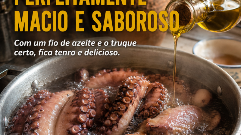 SEGREDO PARA COZER POLVO PERFEITAMENTE MACIO E SABOROSO