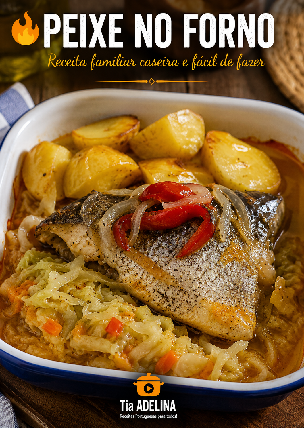 Peixe no Forno caseiro