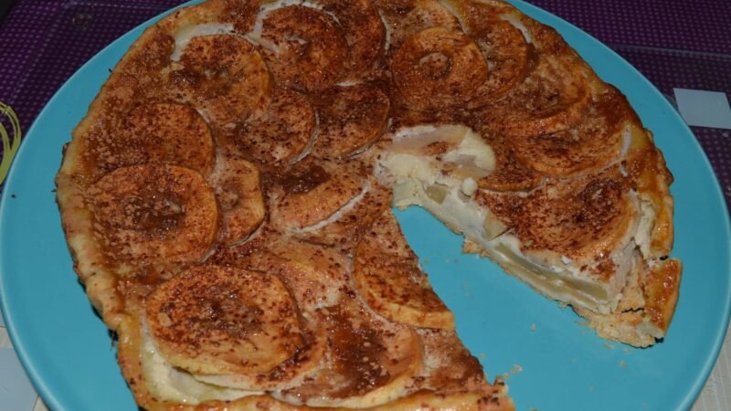 Tarte de Maçã com Canela
