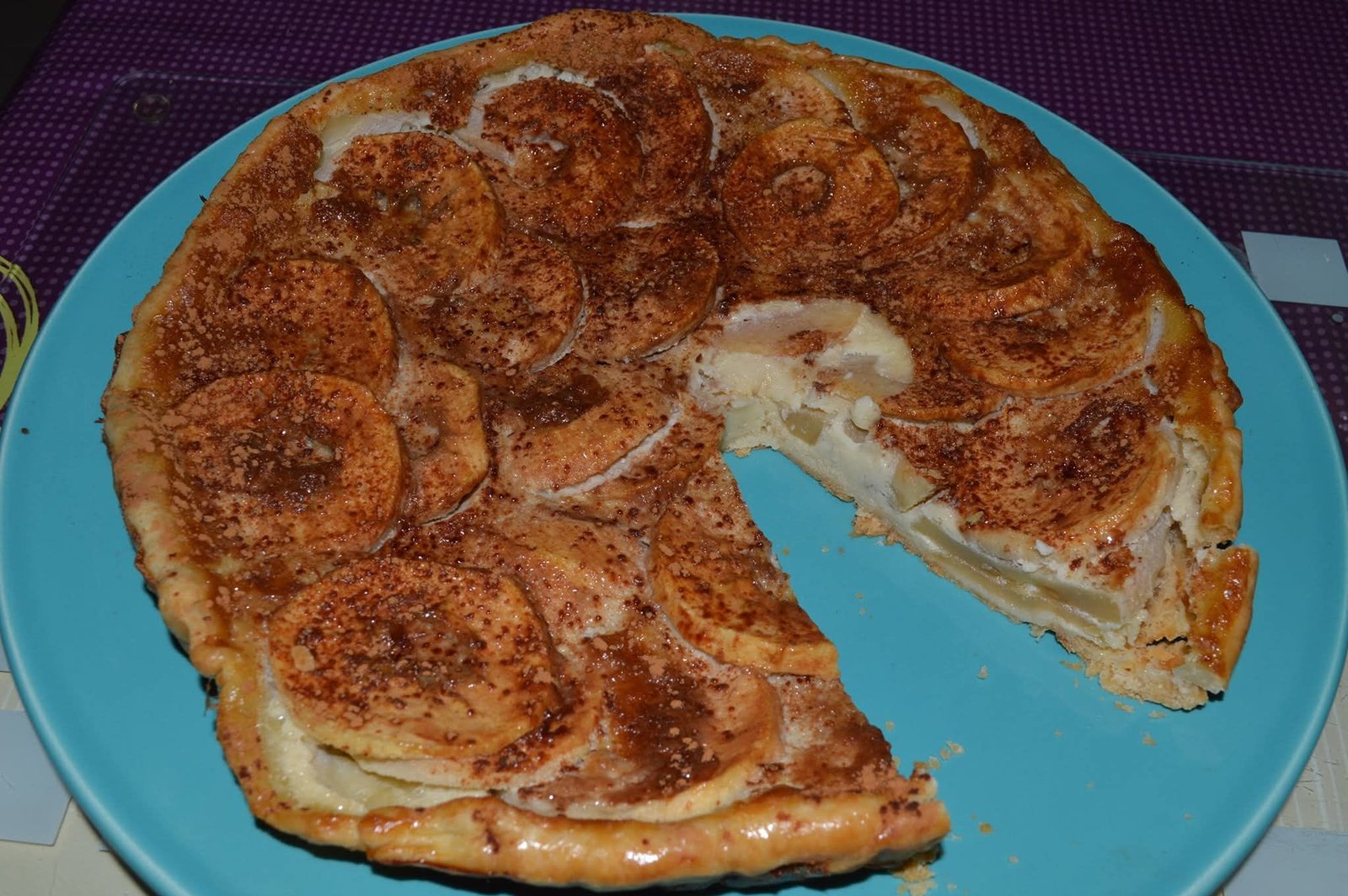 Tarte de Maçã com Canela
