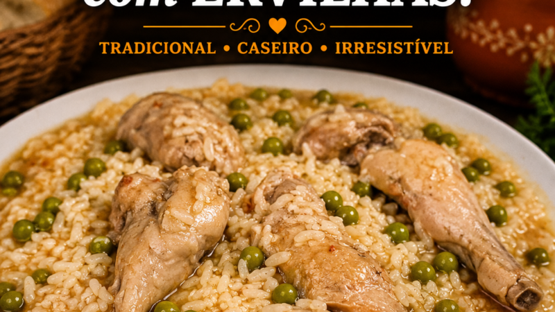 ARROZ DE COELHO COM ERVILHAS
