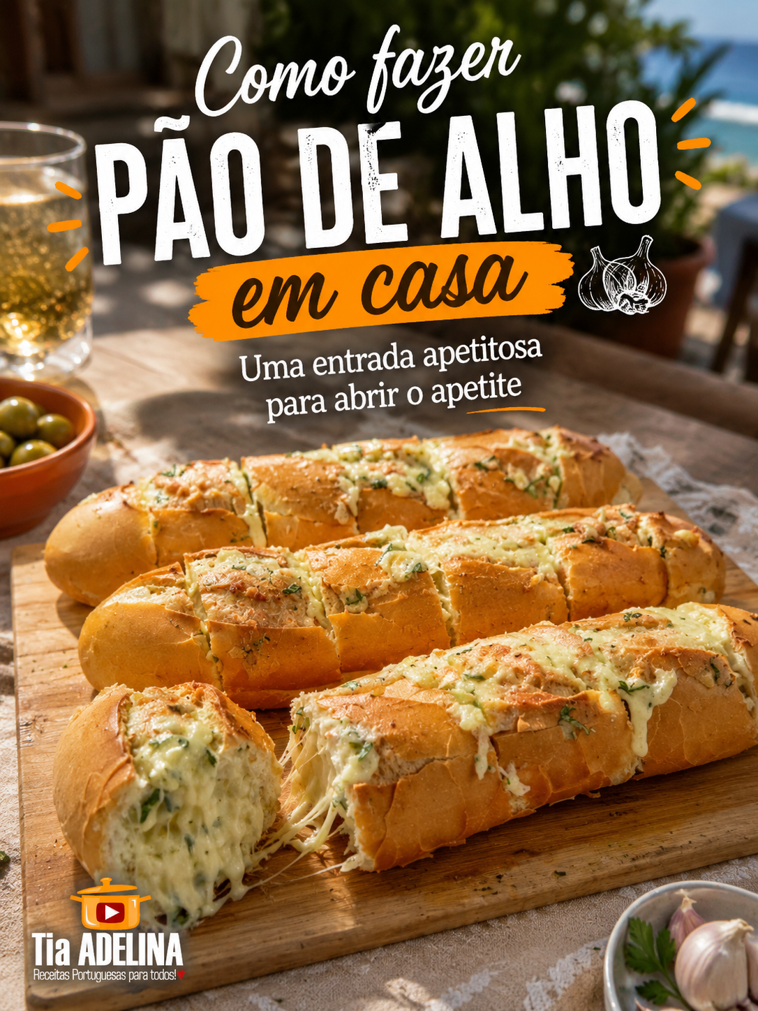 Como fazer Pão de alho em casa