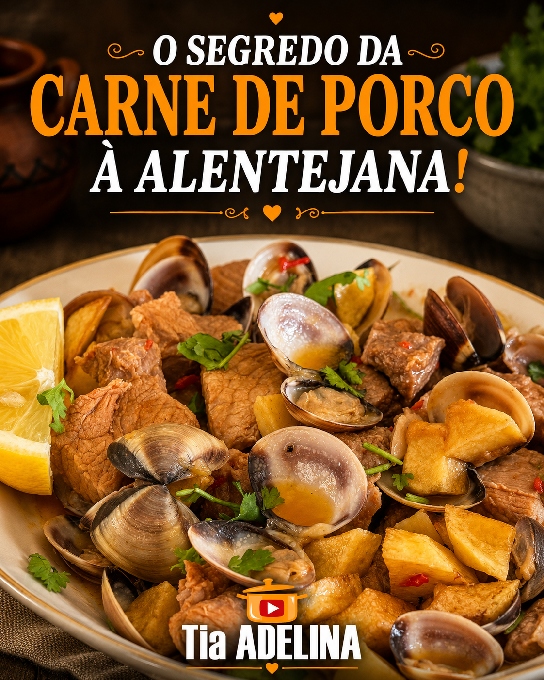 O SEGREDO DA CARNE DE PORCO À ALENTEJANA