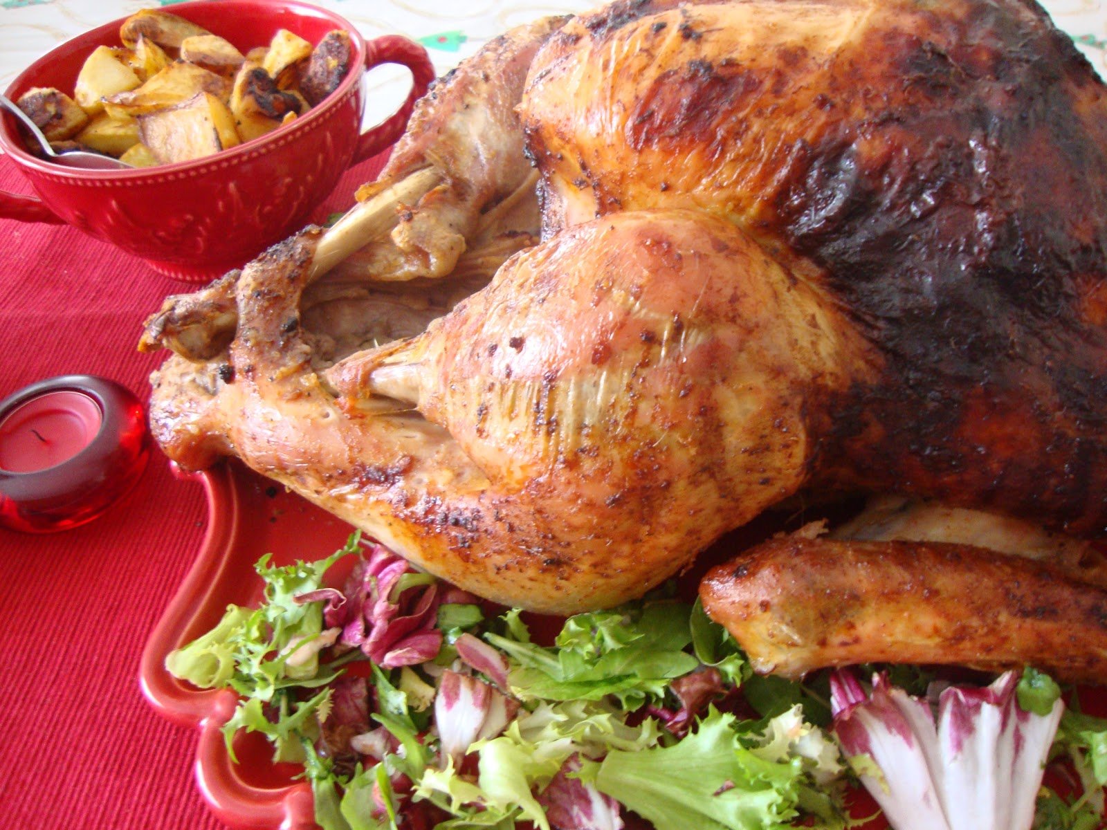 Peru de Natal Recheado e Assado