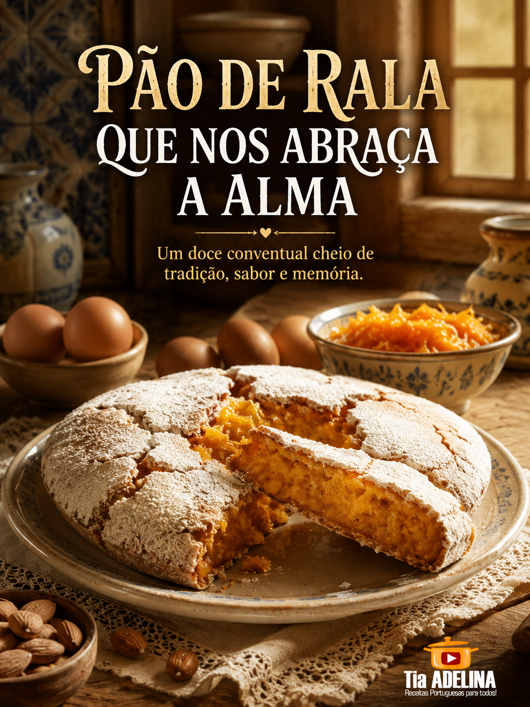 PÃO DE RALA QUE NOS ABRAÇA A ALMA