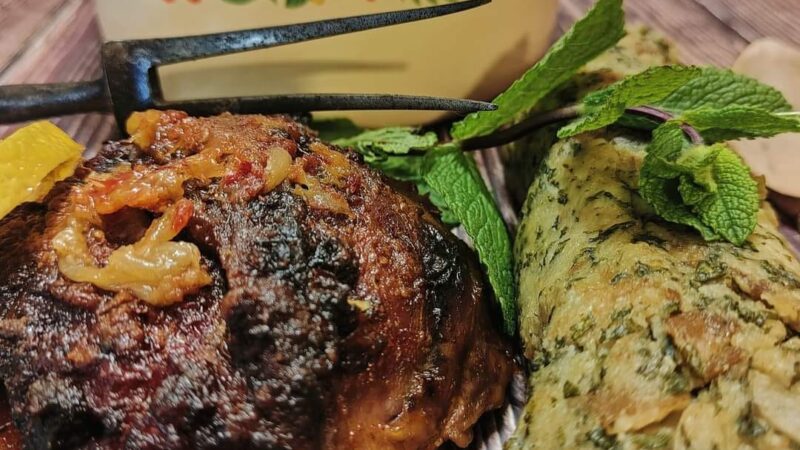 Burras com Migas de Hortelã