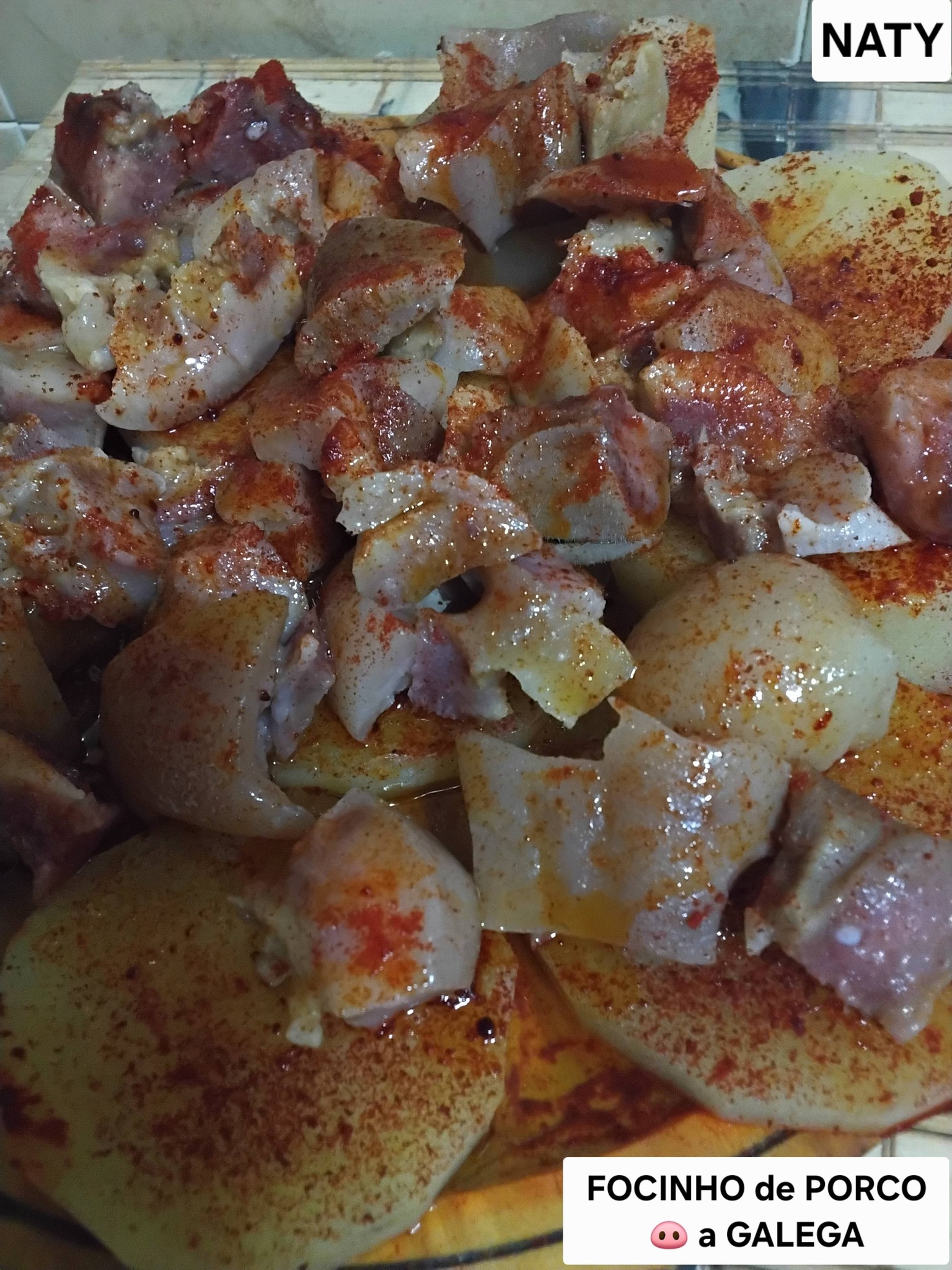 Focinho de Porco à Galega