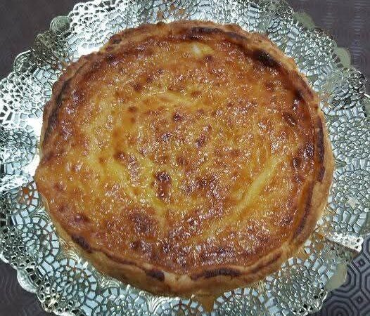 Tarte de Nata simples e rustica