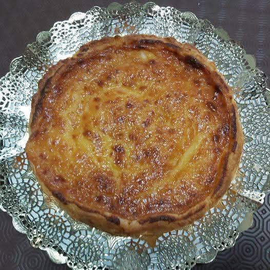 Tarte de Nata simples e rustica