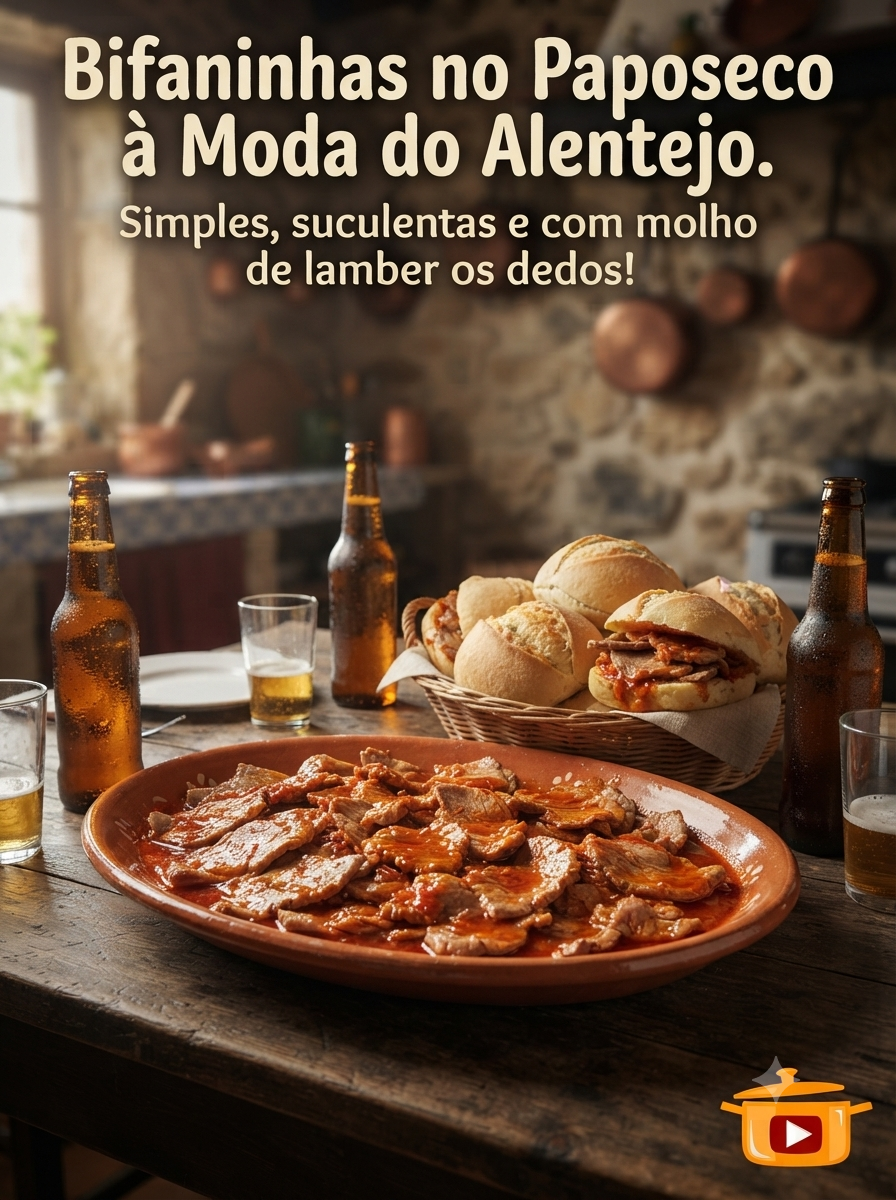 Bifaninhas no Paposeco caseiras do Alentejo