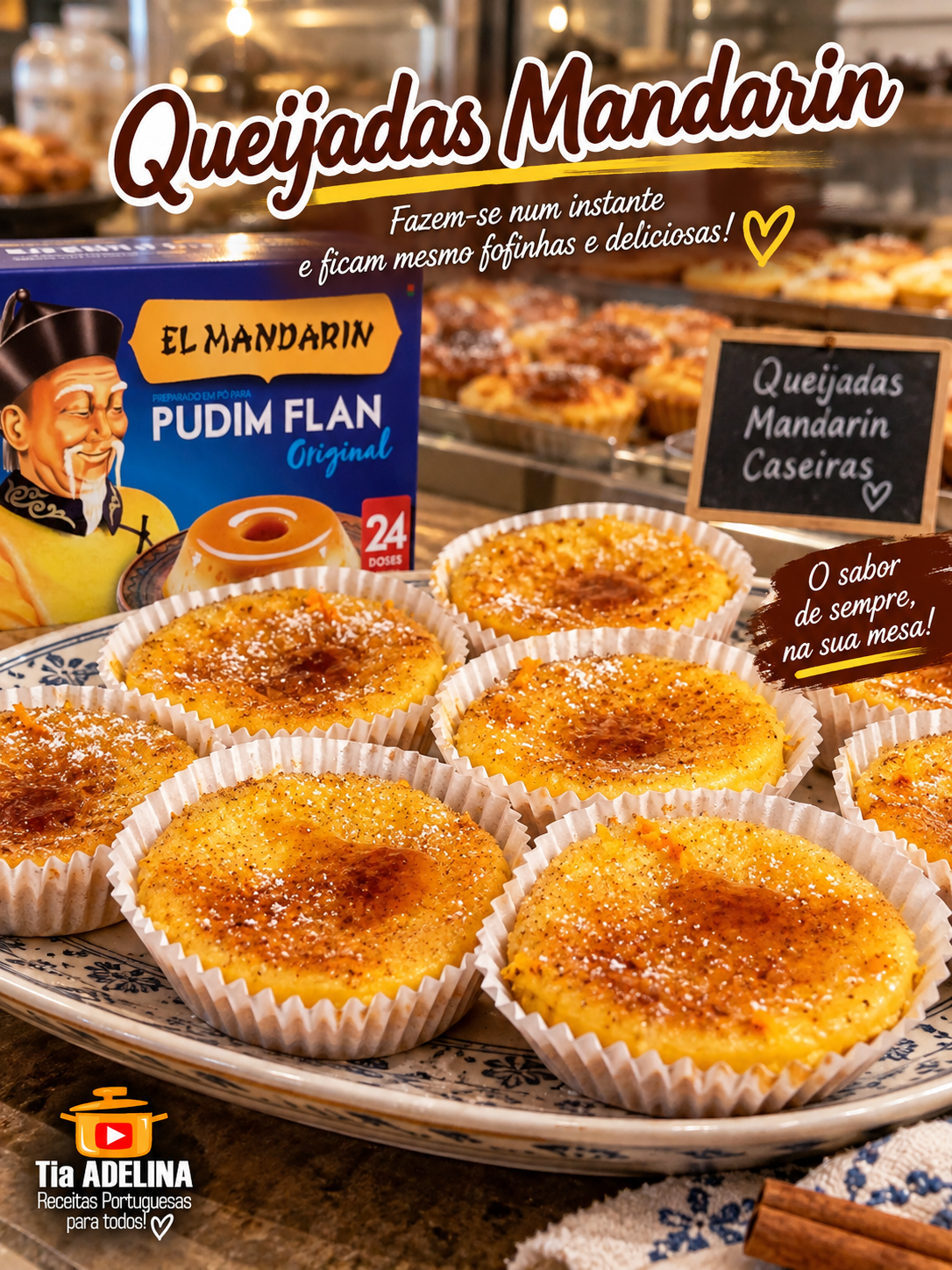 Queijadas de Mandarin