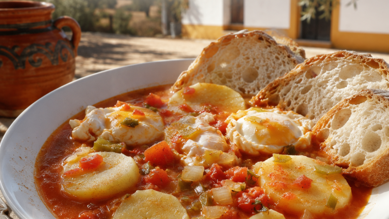 Sopa de Batata e Tomate à Portuguesa