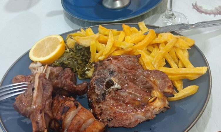 Borrego Grelhado à moda Alentejana
