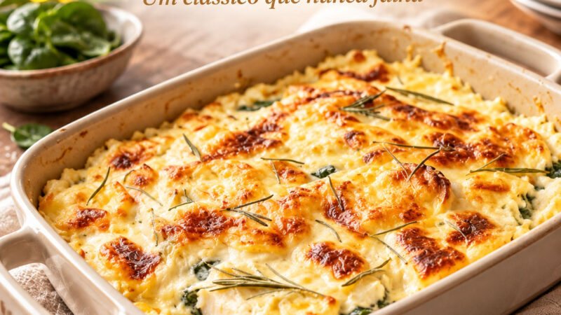 Bacalhau com natas e espinafres: um clássico que nunca falha