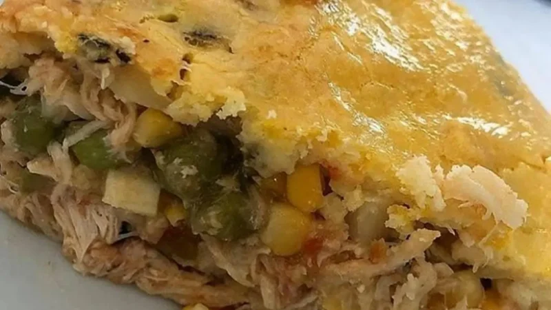 Tarte de frango saudável