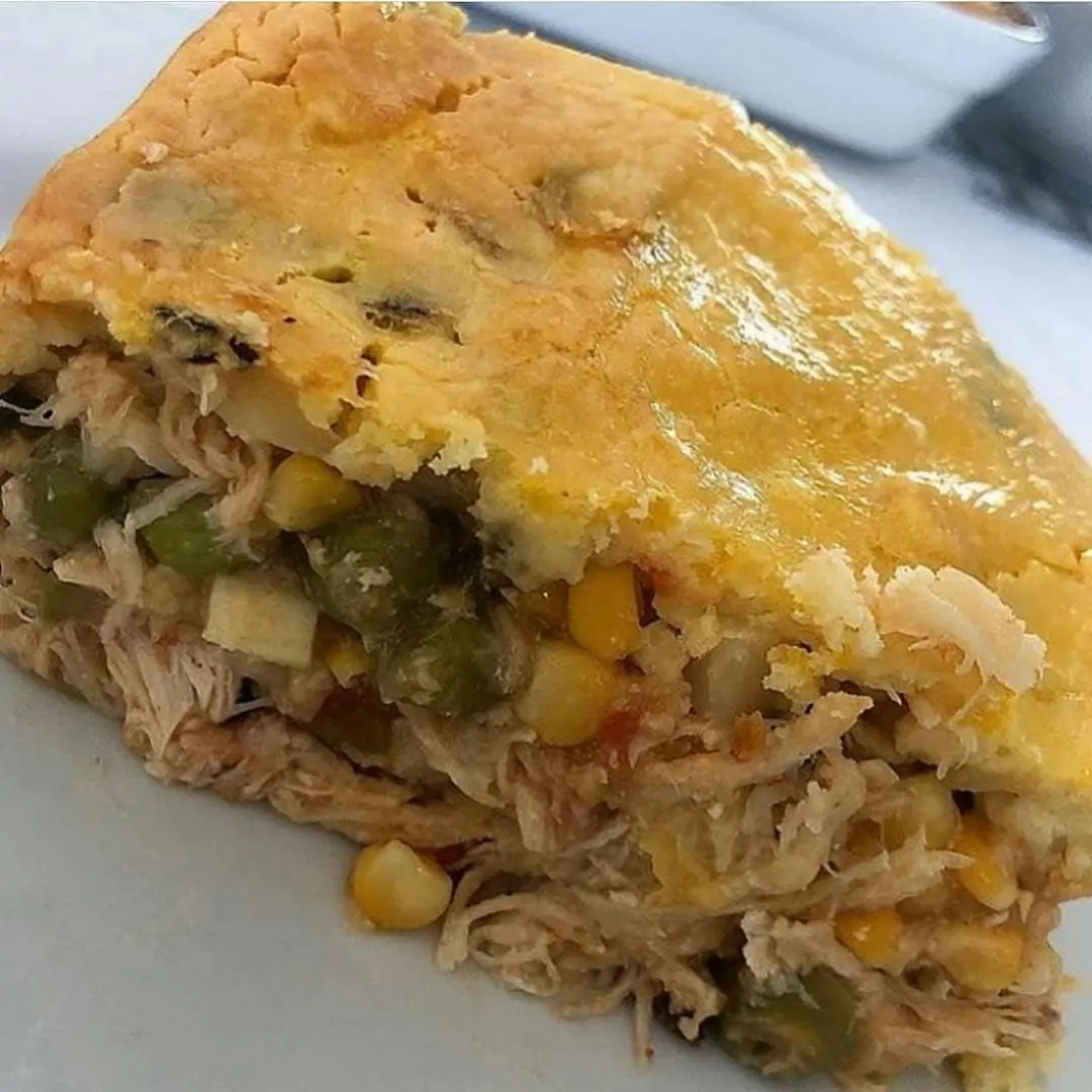 Tarte de frango saudável