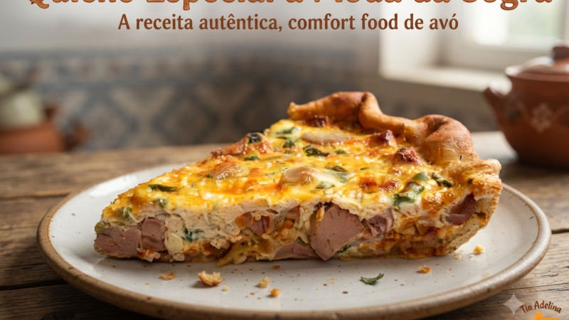 Quiche especial à moda da sogra