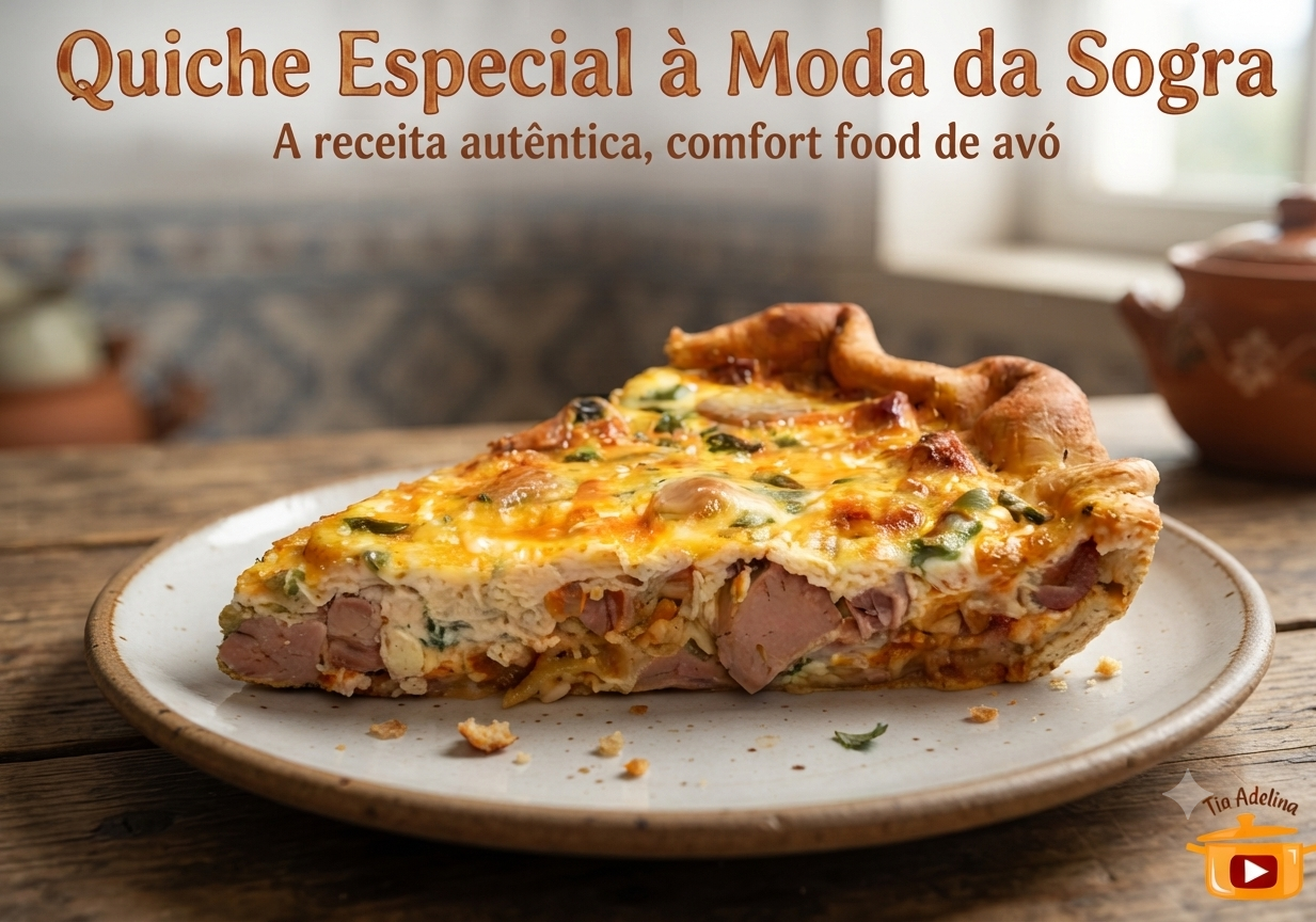 Quiche especial à moda da sogra
