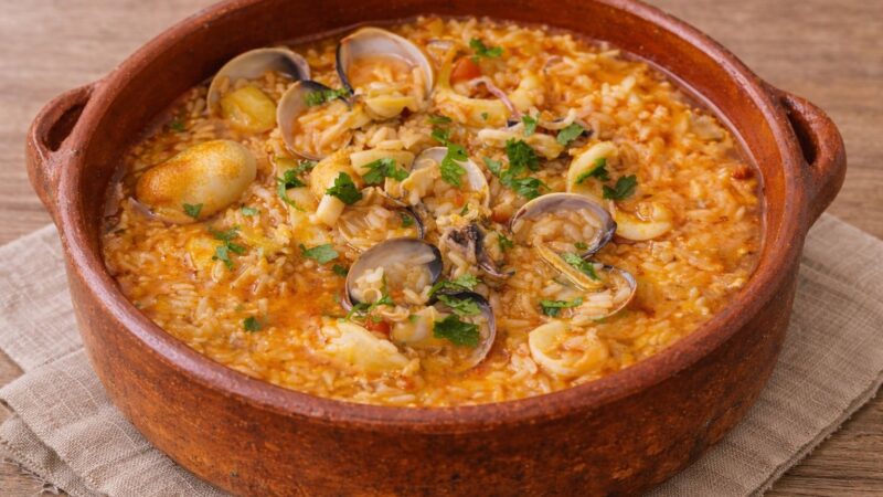 Arroz Malandrinho de Choquinhos e Amêijoas