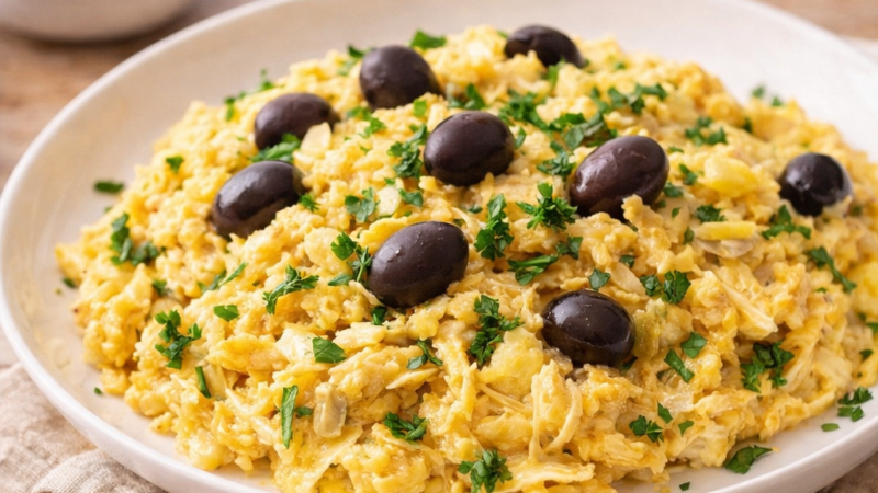 Bacalhau à Brás Rápido: Receita Tradicional Fácil