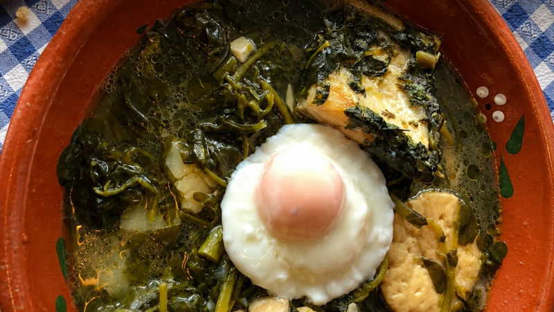 Caldo de Beldroegas à Alentejana