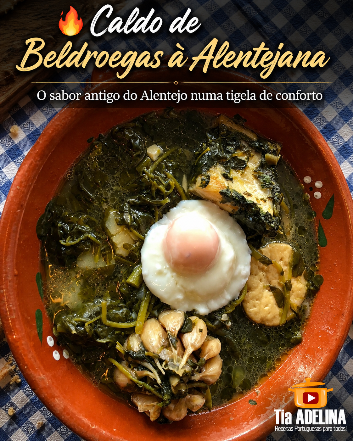 Caldo de Beldroegas à Alentejana