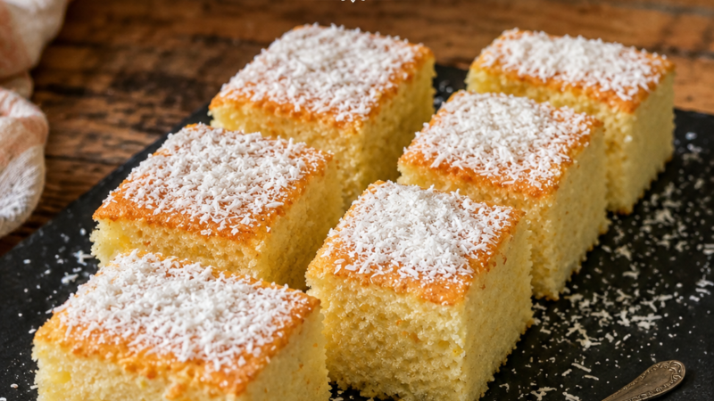 Bolo de Claras, Laranja e Coco