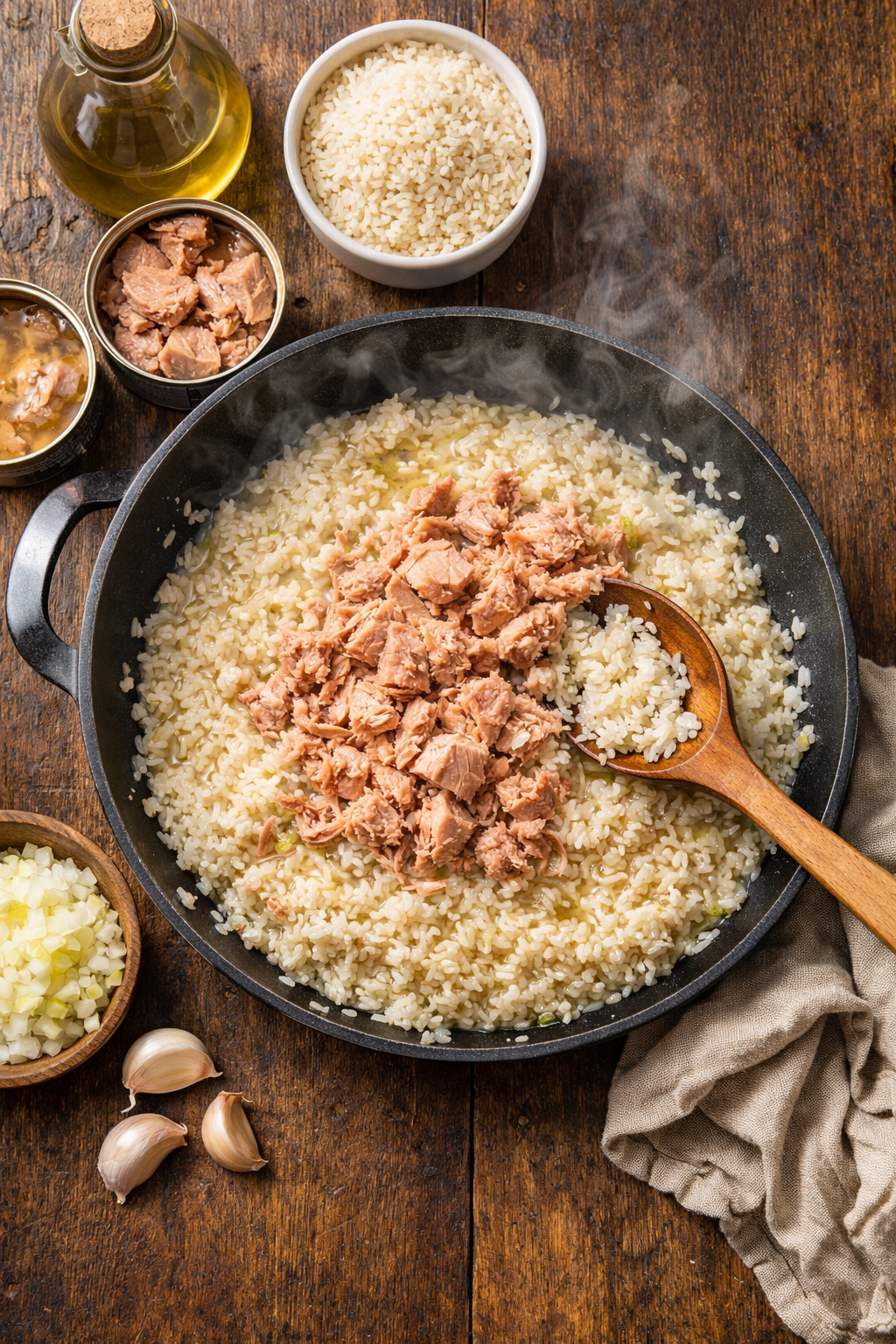 Arroz de Atum Simples e Rápido (Perfeito para o Dia a Dia)
