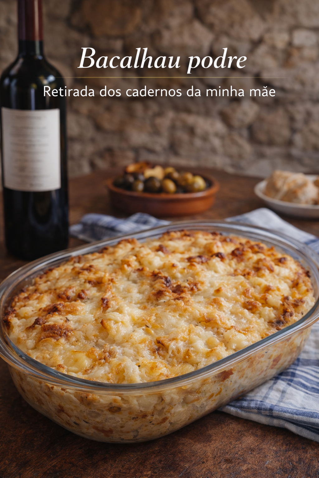 Bacalhau podre retirada dos cadernos da minha mãe