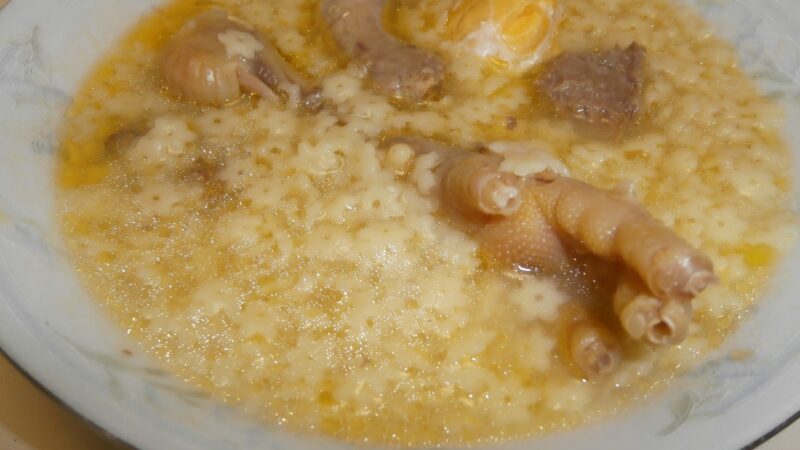 Receita antiga da famosa Canja de Galinha 